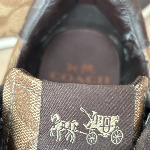 Coach Brown and Tan Sneakers - Picture 5 of 9